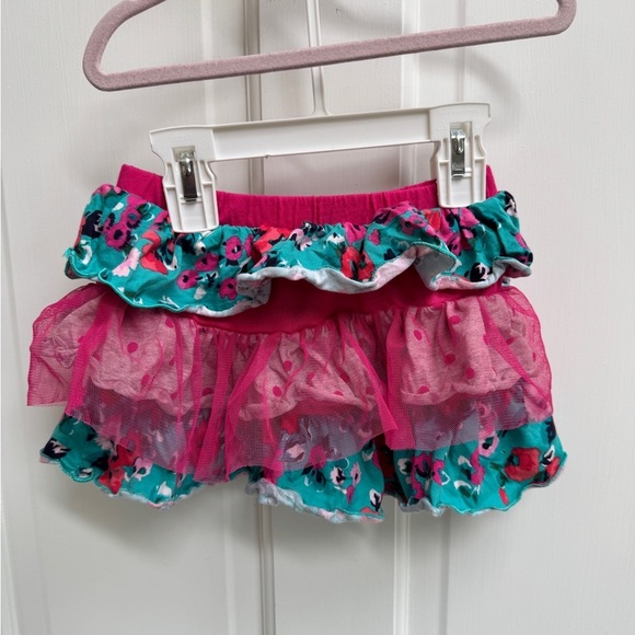 The Children’s Place 2T Girls Colorful Floral Skirt with Ruffles & Tulle - Picture 4 of 6